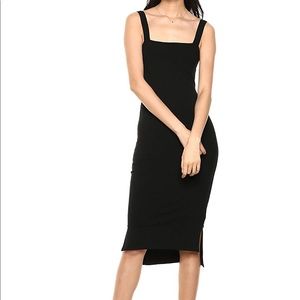 ➰SLEEK FITTED MODERN➿THE DROP BLACK DRESS➰